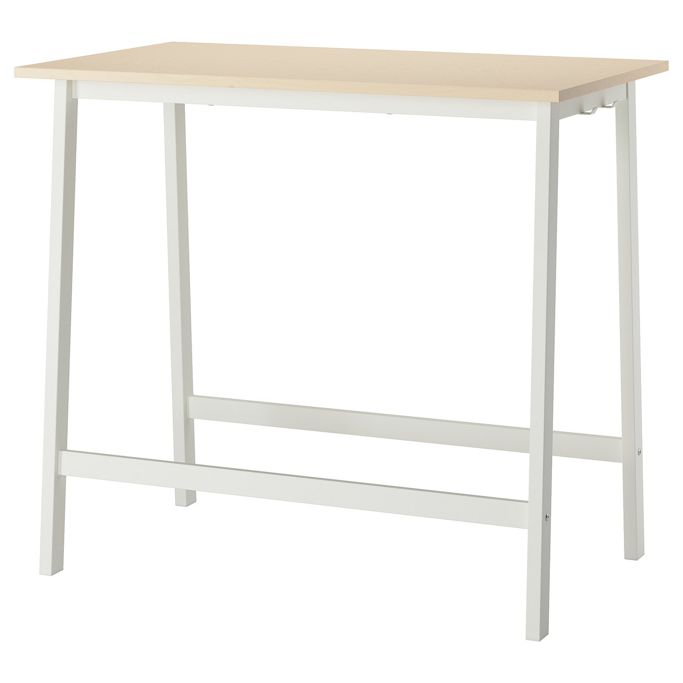 IKEA MITTZON Konferenztisch Birkenfurnier/weiß