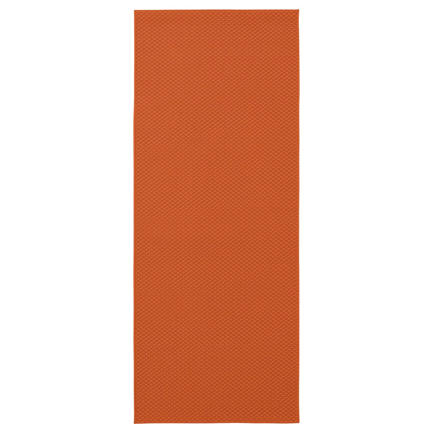 IKEA MORUM Teppich flach gewebt, drinnen/drau orange 80x200 cm