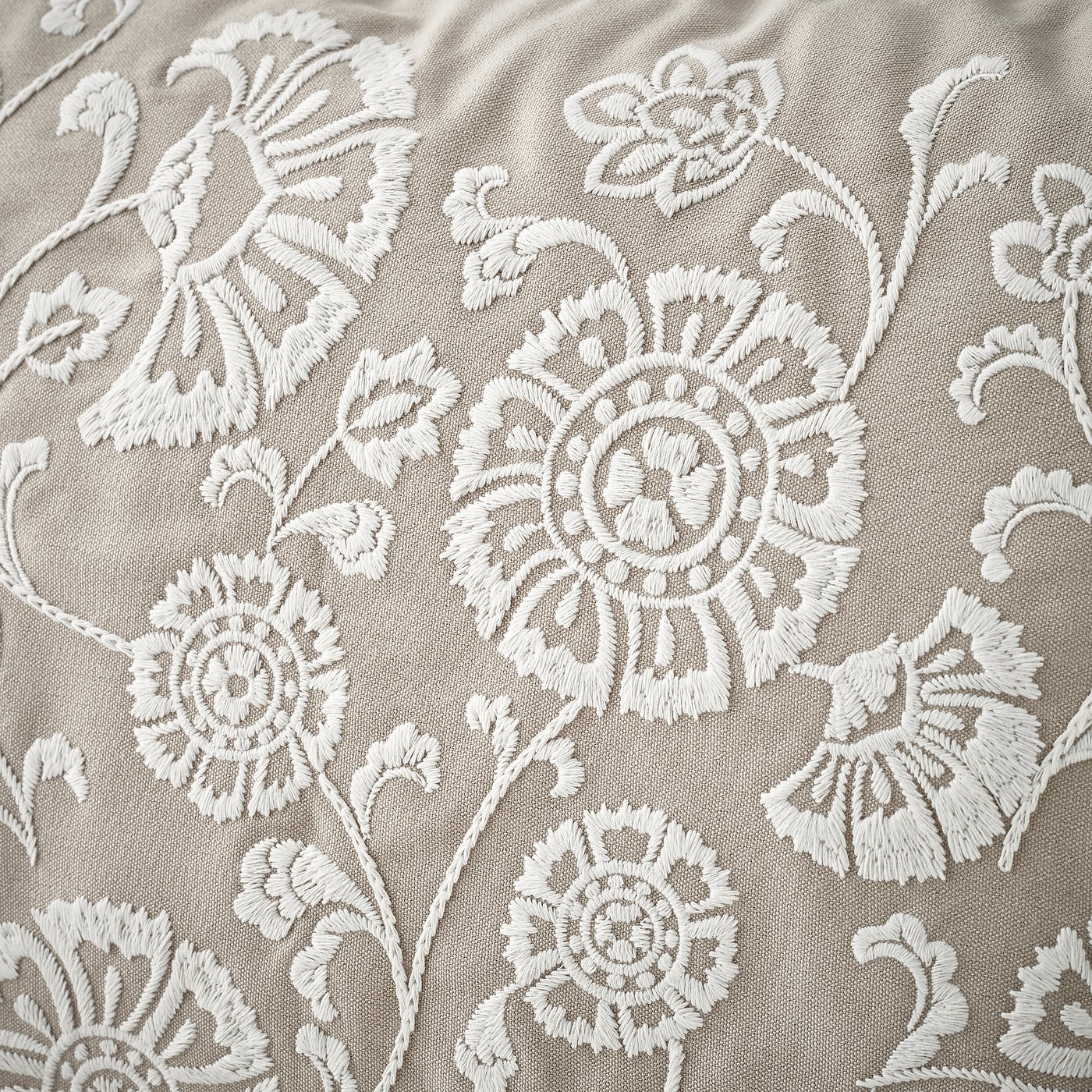 Thumbnail - IKEA MURSENAP Kissen beige weiß/bestickt