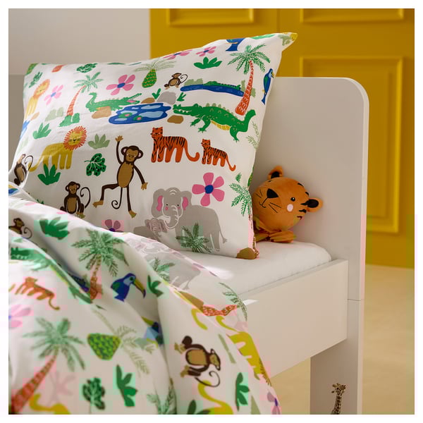 NATTHÄGER Handpuppen-Set, 3-tlg., Krokodil Zebra/Tiger bunt