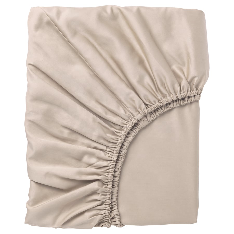 NATTJASMIN Spannbettlaken, hellbeige, 180x200 cm - IKEA Deutschland