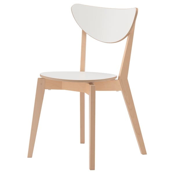Nordmyra Stuhl Weiss Birke Ikea Deutschland
