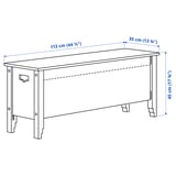 Abbildung mit Maßen für das Produkt: OMMJÄNGE.