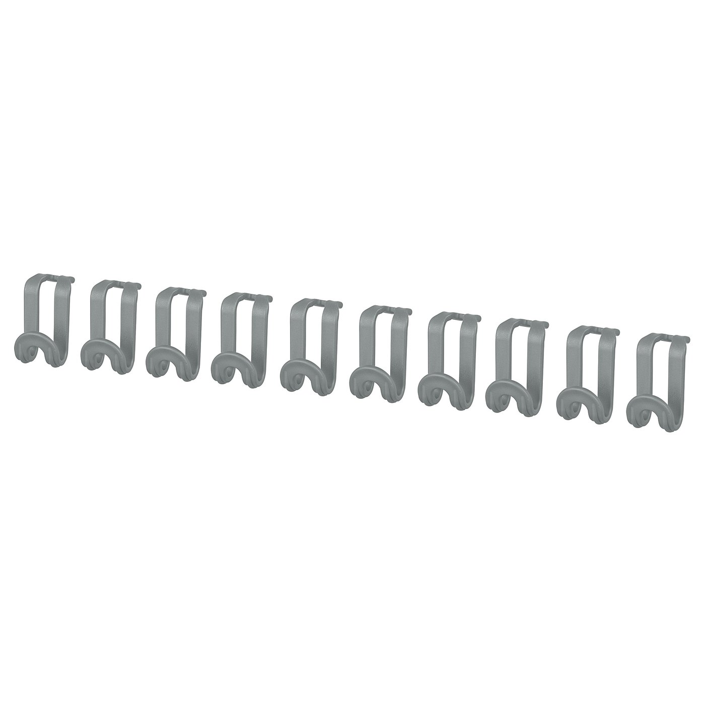 IKEA OMTRENT Kleiderbügelverbindung grau