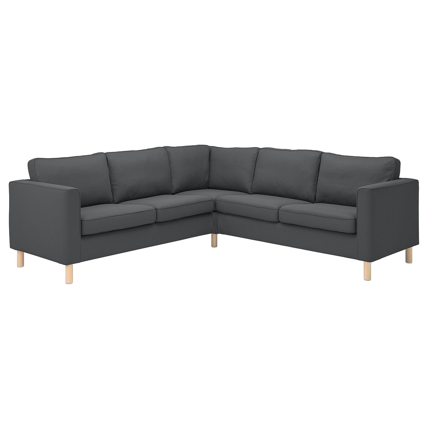 IKEA PÄRUP Bezug für Ecksofa 4-sitzig Kelinge anthrazit Kelinge anthrazit