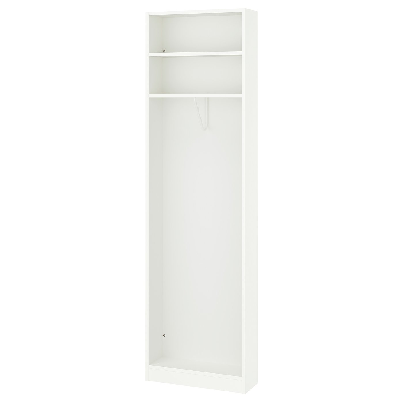 IKEA PAX Anbauelement Endteil weiß 20x58x201 cm
