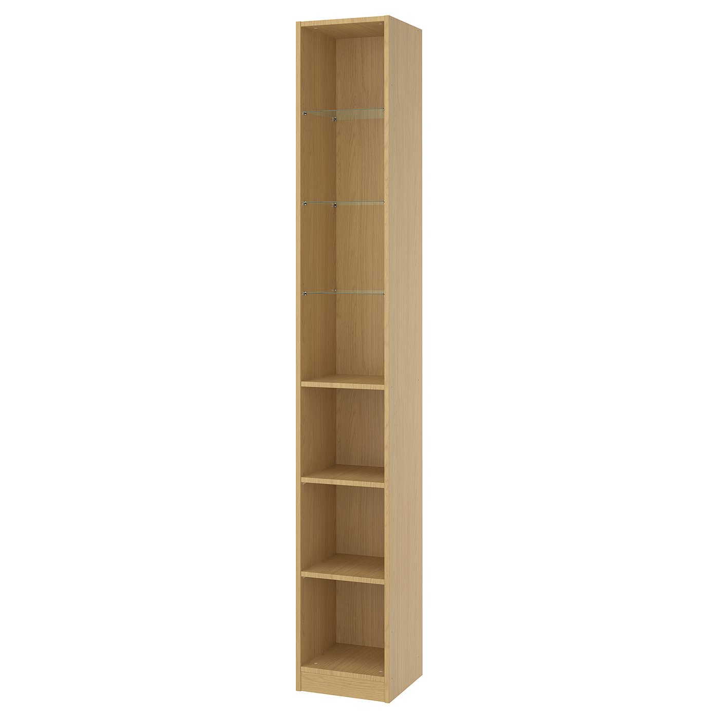 IKEA PAX Anbauelement Mittelteil Eichenachbildung 35x35x236 cm