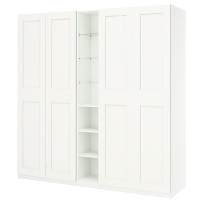 PAX / GRIMO Schrankkombination, weiß weiß/weiß, 235x60x236 cm