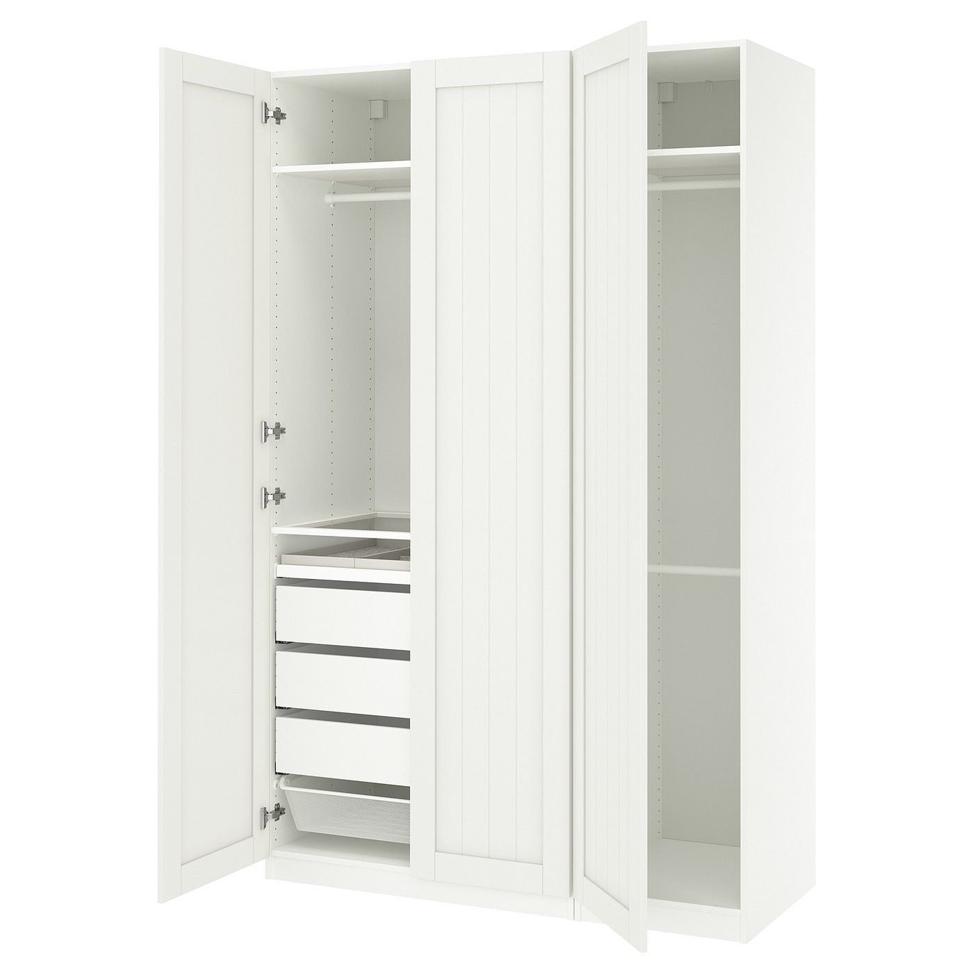IKEA PAX / GULLABERG Schrankkombination weiß/weiß 150x60x236 cm