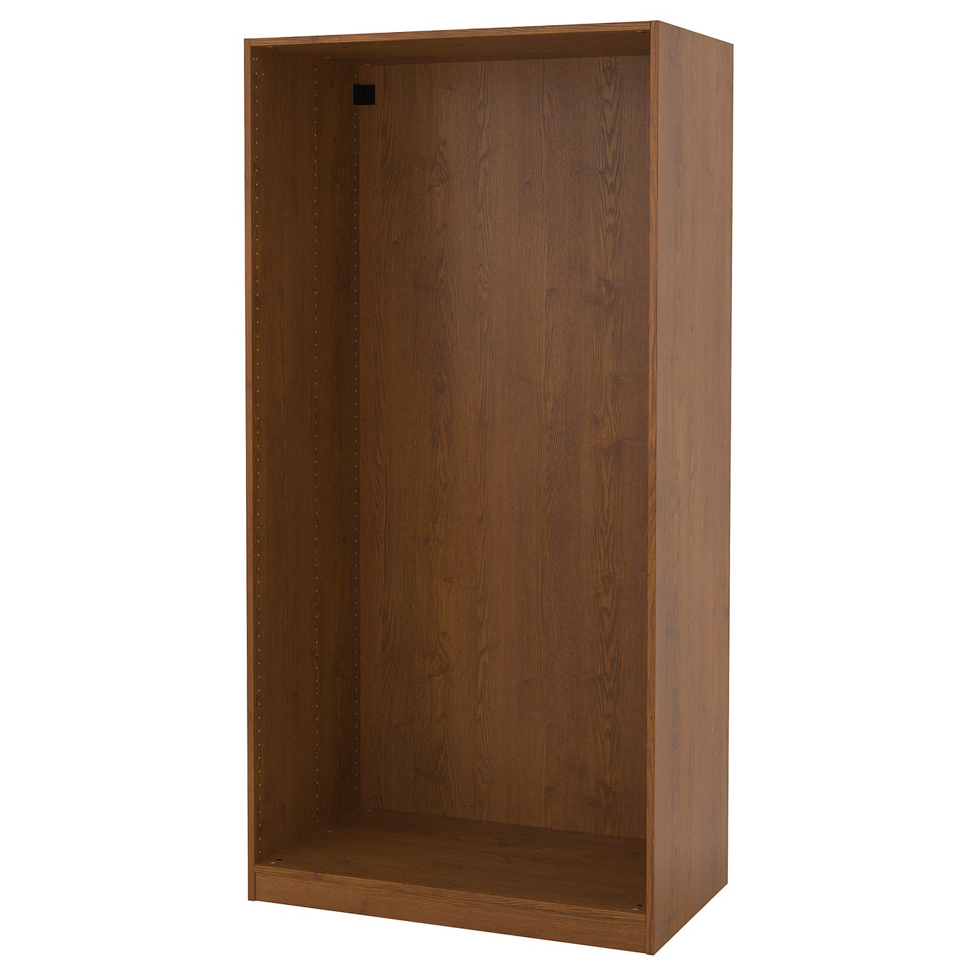 PAX Korpus Kleiderschrank, Eschenachb braun las, 100x58x201 cm - IKEA