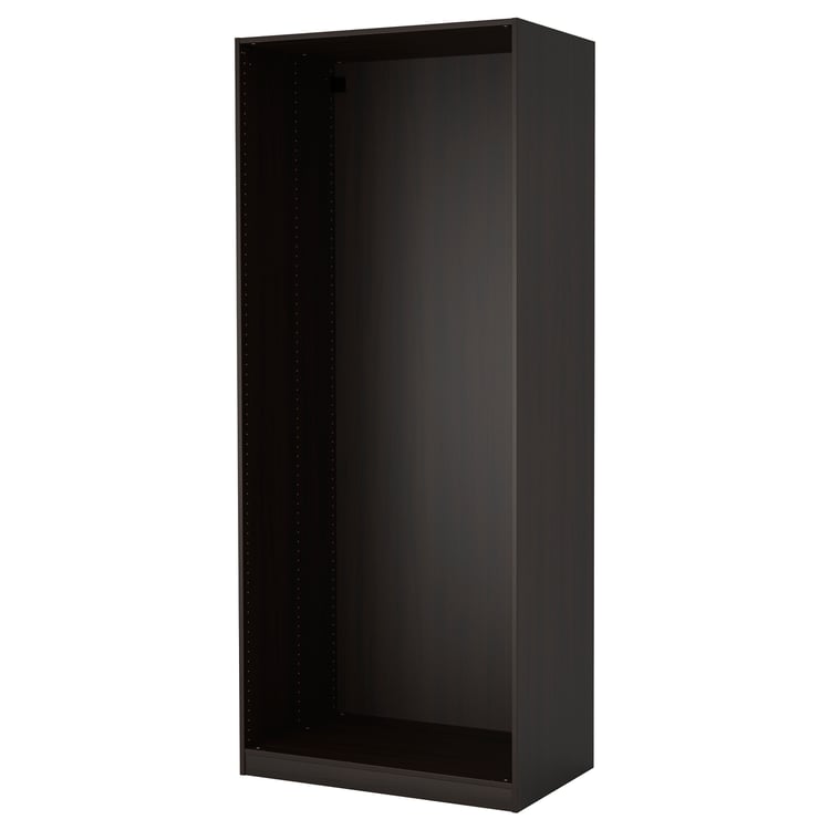 PAX Korpus Kleiderschrank, schwarzbraun, 100x58x236 cm IKEA Deutschland