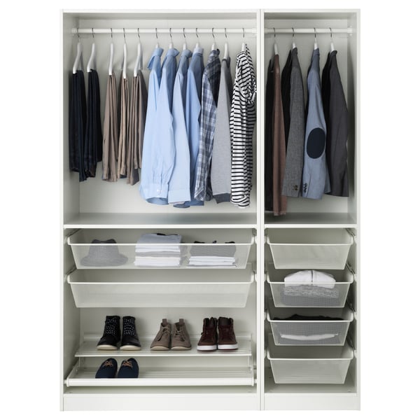 Pax Kleiderschrank Weiss Fardal Hochglanz Weiss Ikea Deutschland