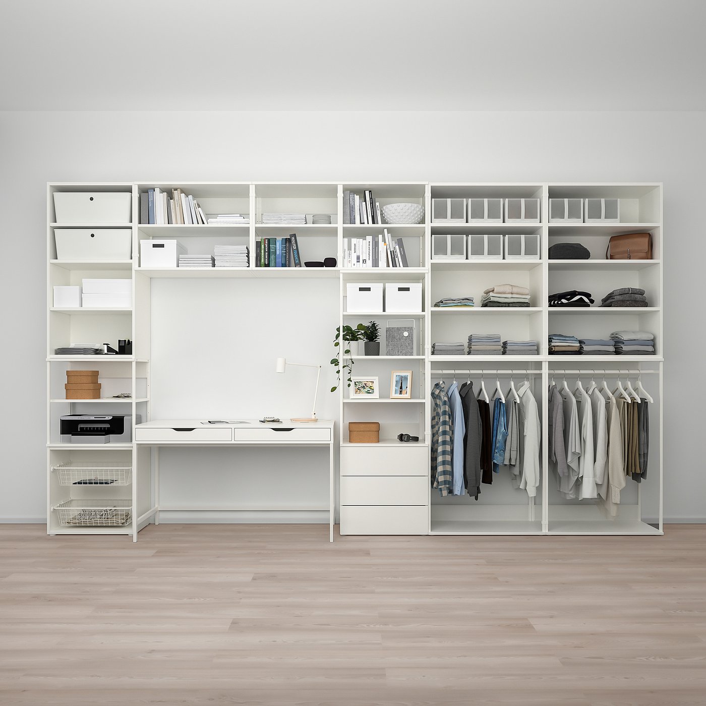 PLATSA Aufbewkomb.+6 Türen/3 Schubladen - weiß, Fonnes weiß - IKEA ...