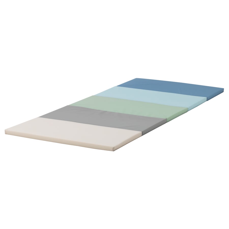 PLUFSIG Gymnastikmatte, faltbar, blau, 78x185 cm - IKEA Deutschland
