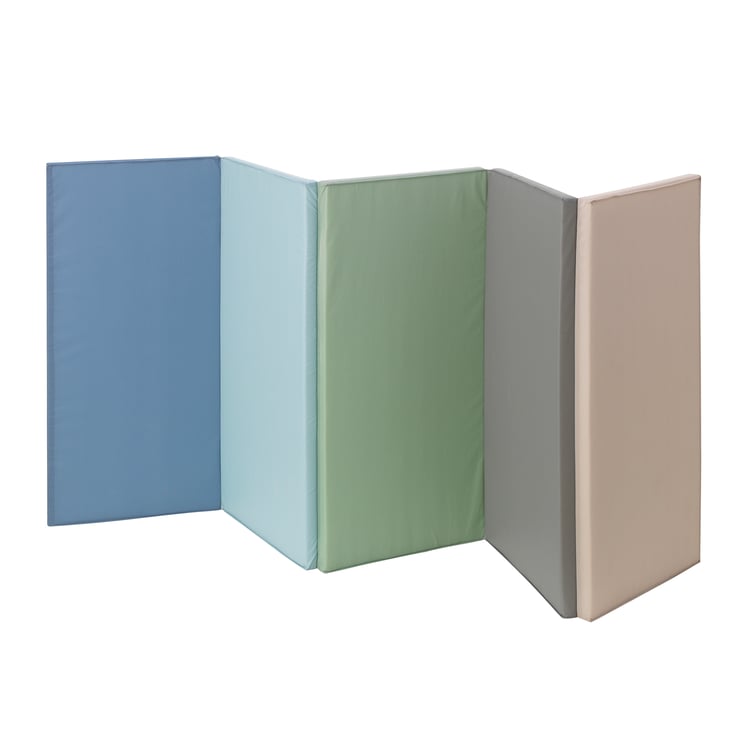 PLUFSIG Gymnastikmatte, faltbar, blau, 78x185 cm - IKEA Deutschland
