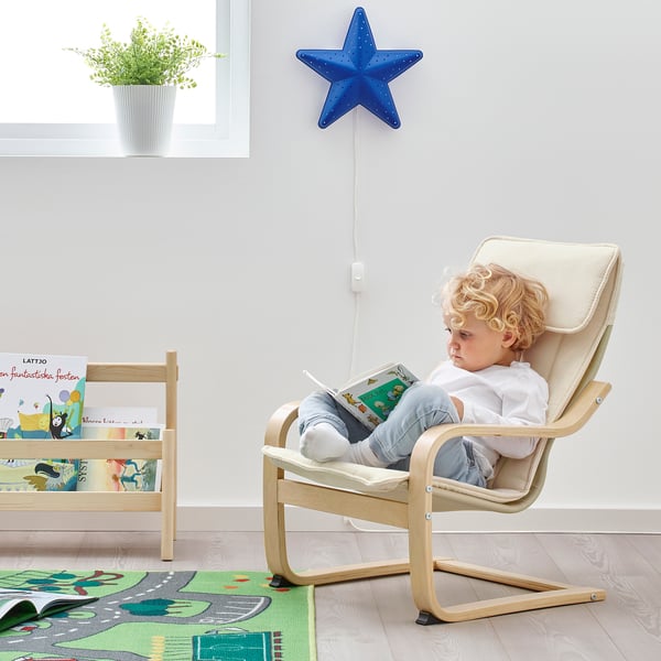 Poang Kindersessel Birkenfurnier Almas Natur Ikea Deutschland