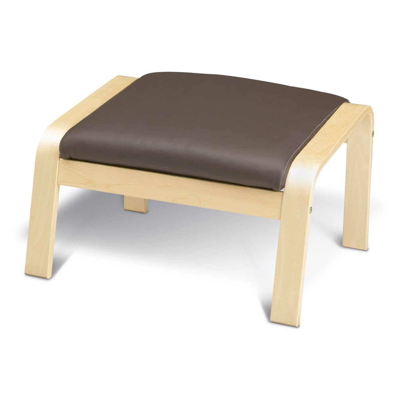 ikea poÄng hocker birkenfurnierglose dunkelbraun glose dunkelbraun