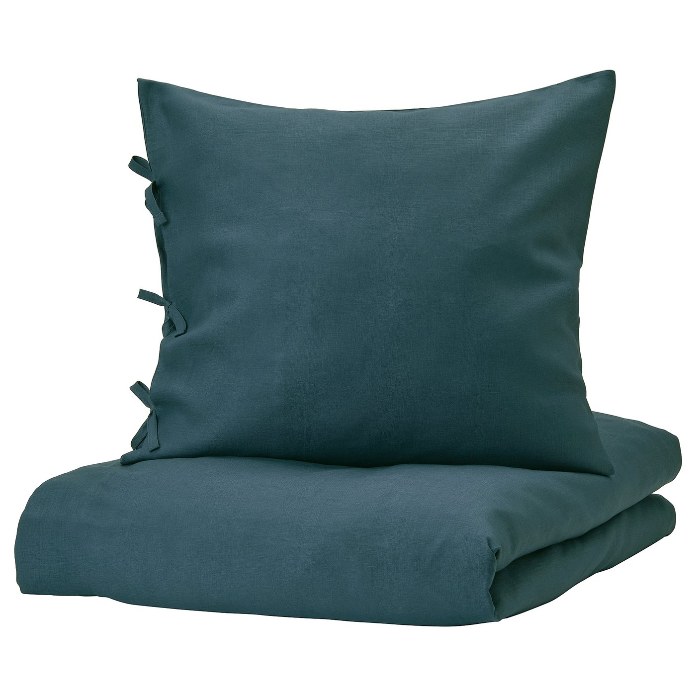 PUDERVIVA Bettwäscheset, 3-teilig - dunkelblau - IKEA ...
