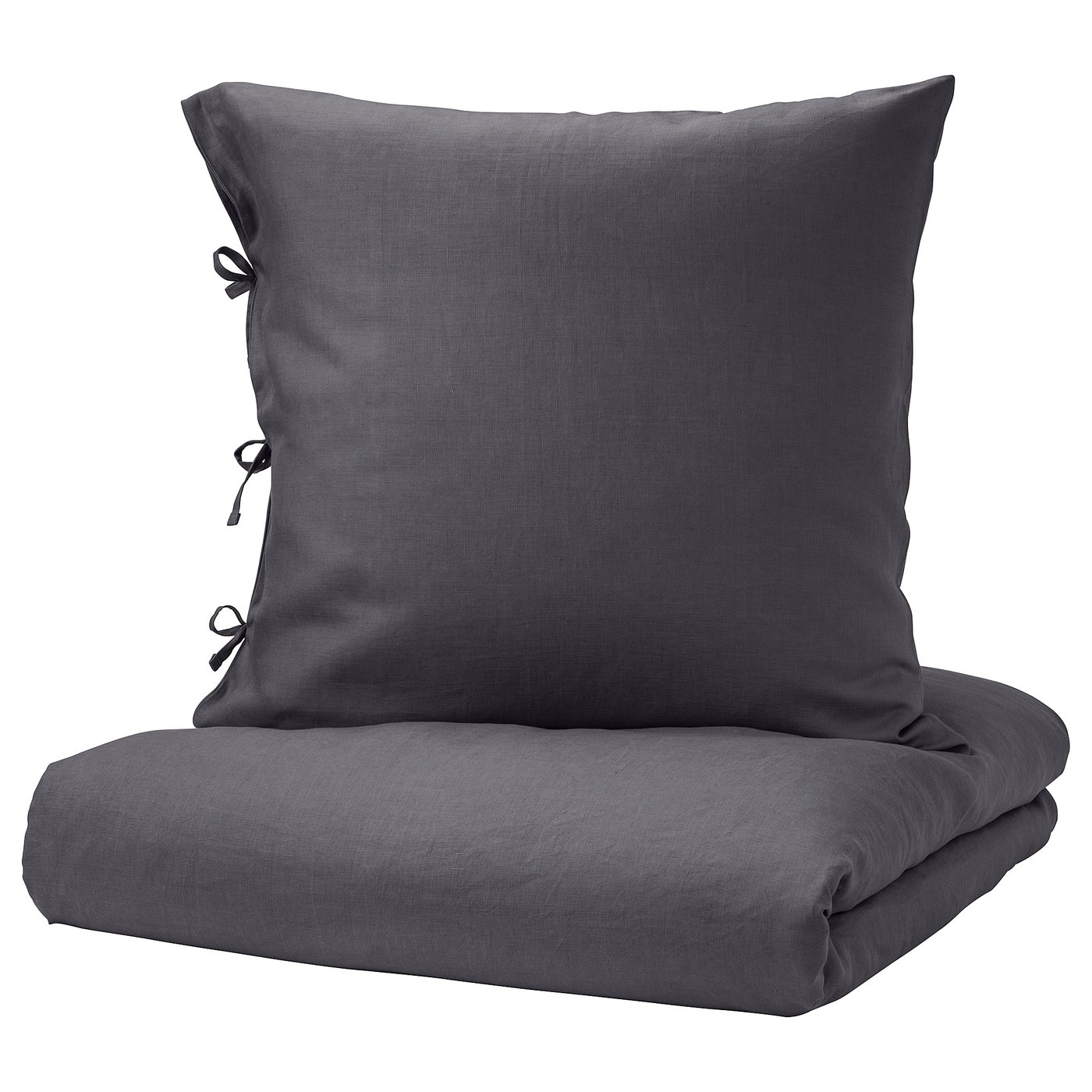 Puderviva Bettwascheset 3 Teilig Dunkelgrau Ikea Deutschland