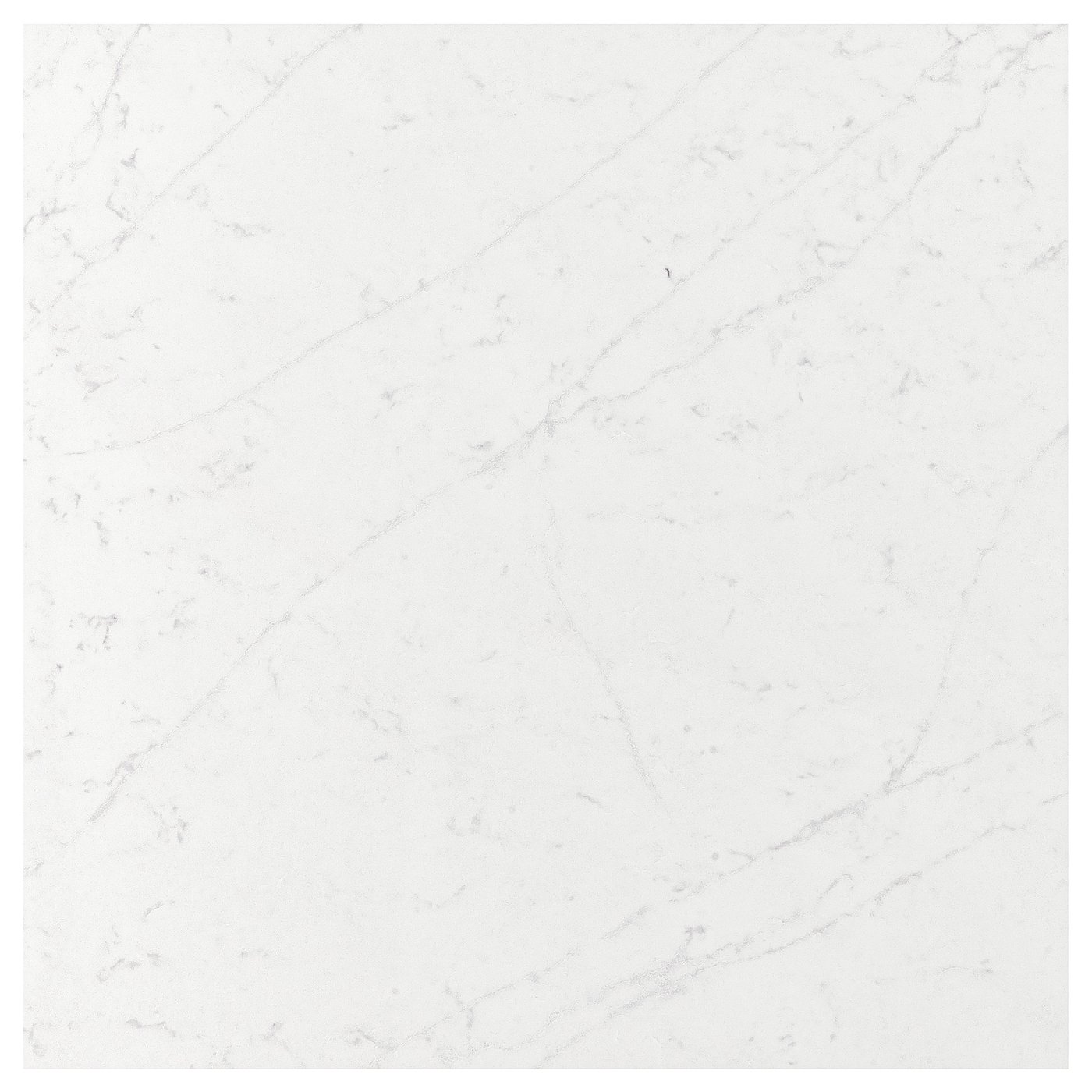 IKEA RÅHULT Wandpaneel maßgefertigt weiß/hellgrau marmoriert/Quarzkomposit