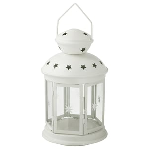 Ikea Laterne Weiss Gross