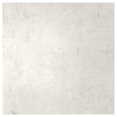 RUNSBÄCK Wandpaneel maßgefertigt, weiß/grau Betonmuster/Porzellankomposit, 1 m²x1.2 cm