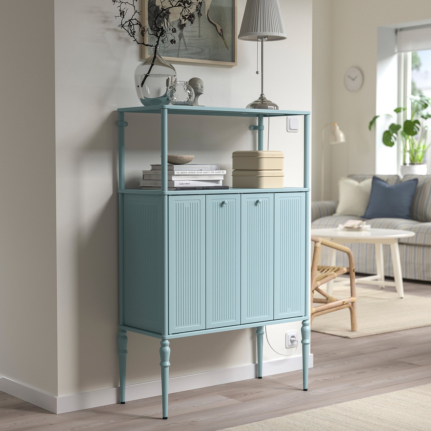 Thumbnail - IKEA SÅGMÄSTARE Schrank hell graublau