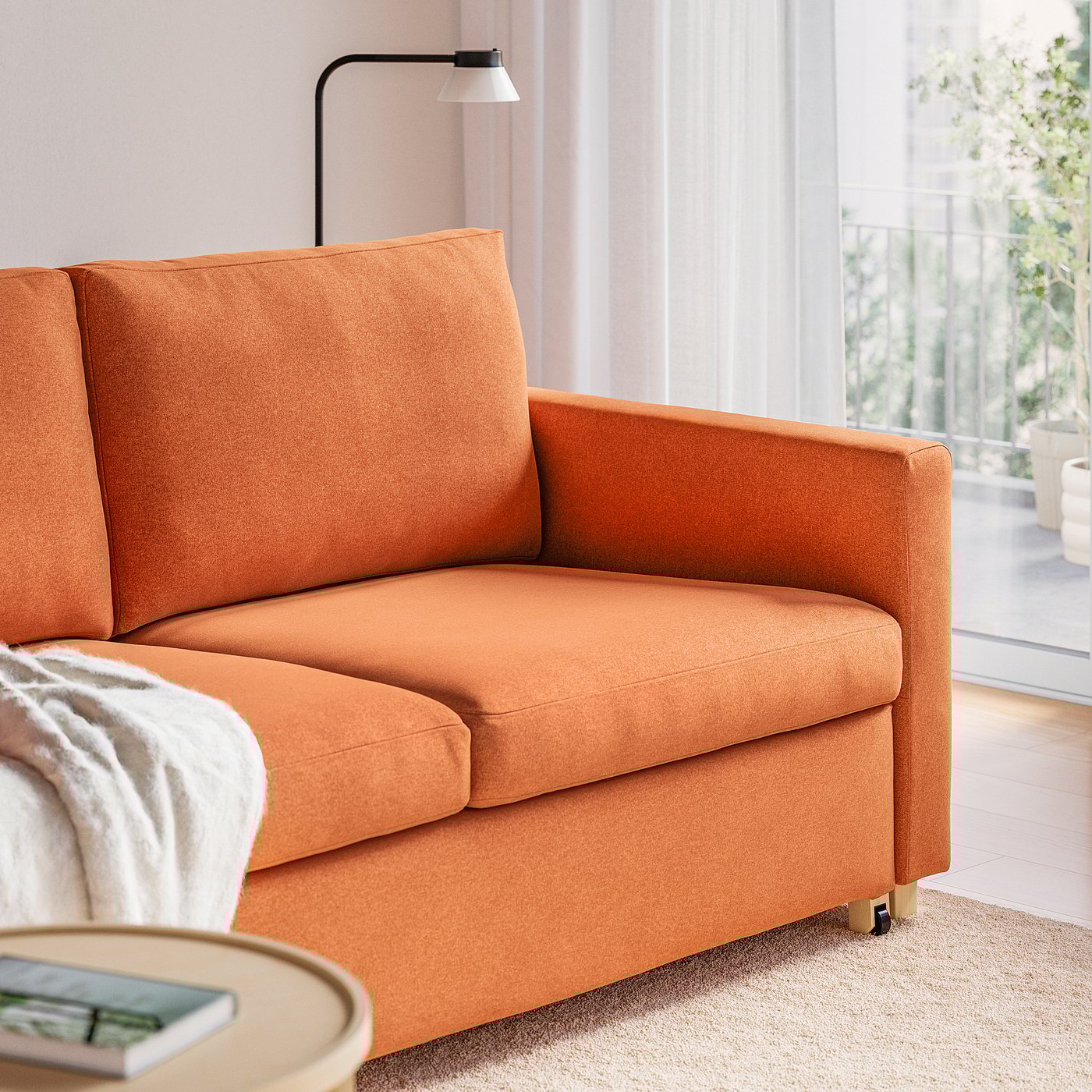 Thumbnail - IKEA SALTSJÖBADEN 2er-Bettsofa Tonerud rotbraun Tonerud rotbraun