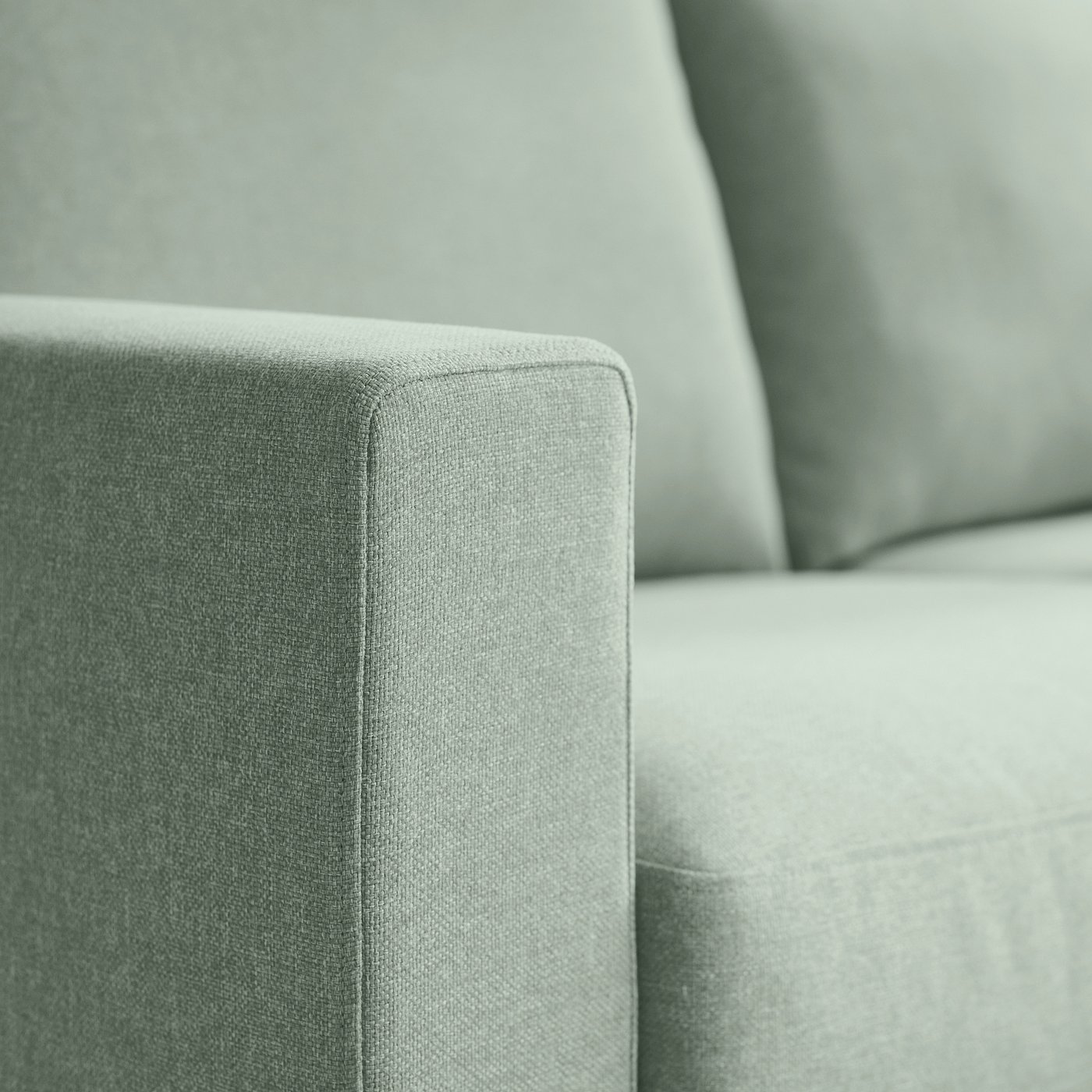 Thumbnail - IKEA SALTSJÖBADEN 3er-Sofa mit Récamiere Gunnared hellgrün Gunnared hellgrün