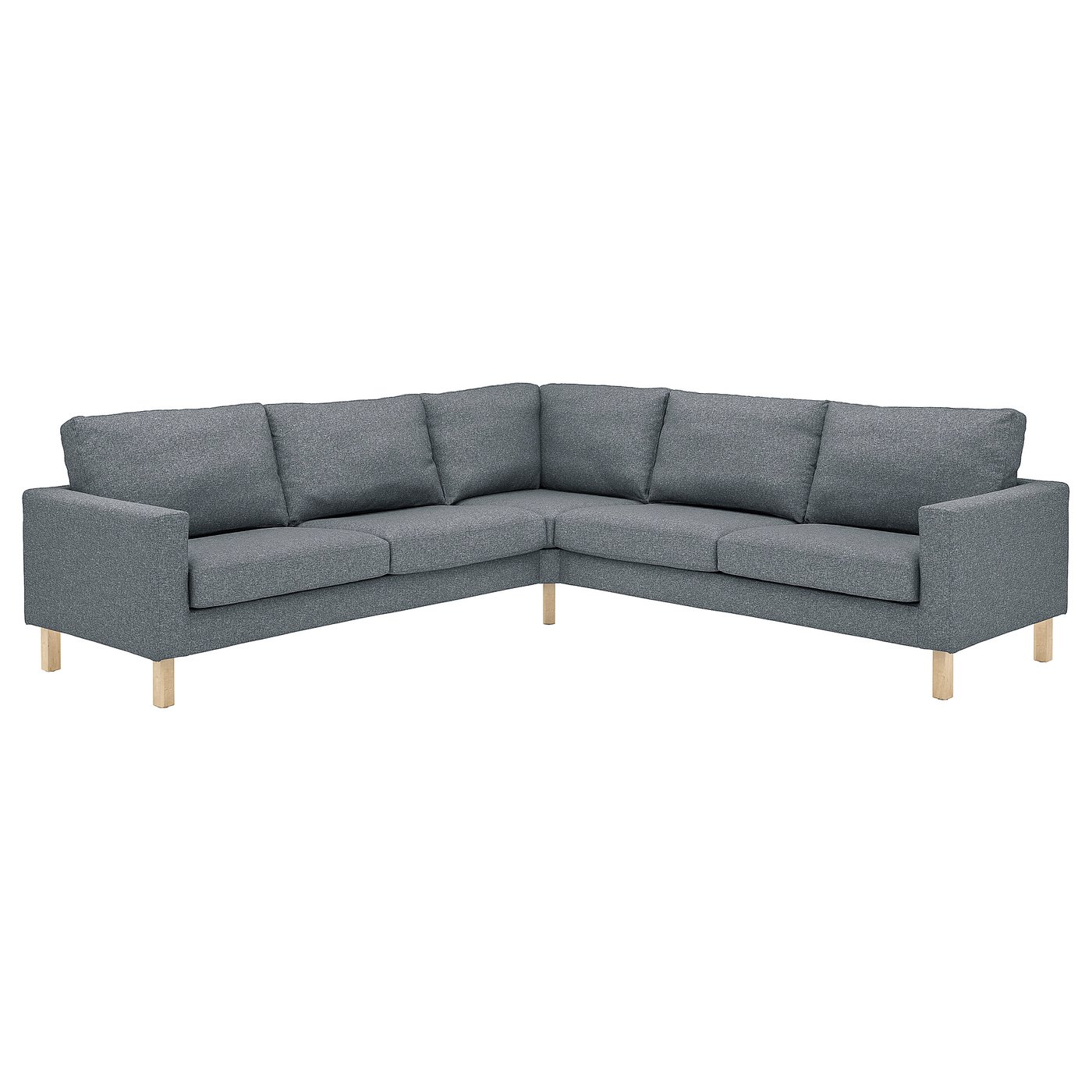 IKEA SALTSJÖBADEN Ecksofa 4-sitzig Gunnared mittelgrau Gunnared mittelgrau