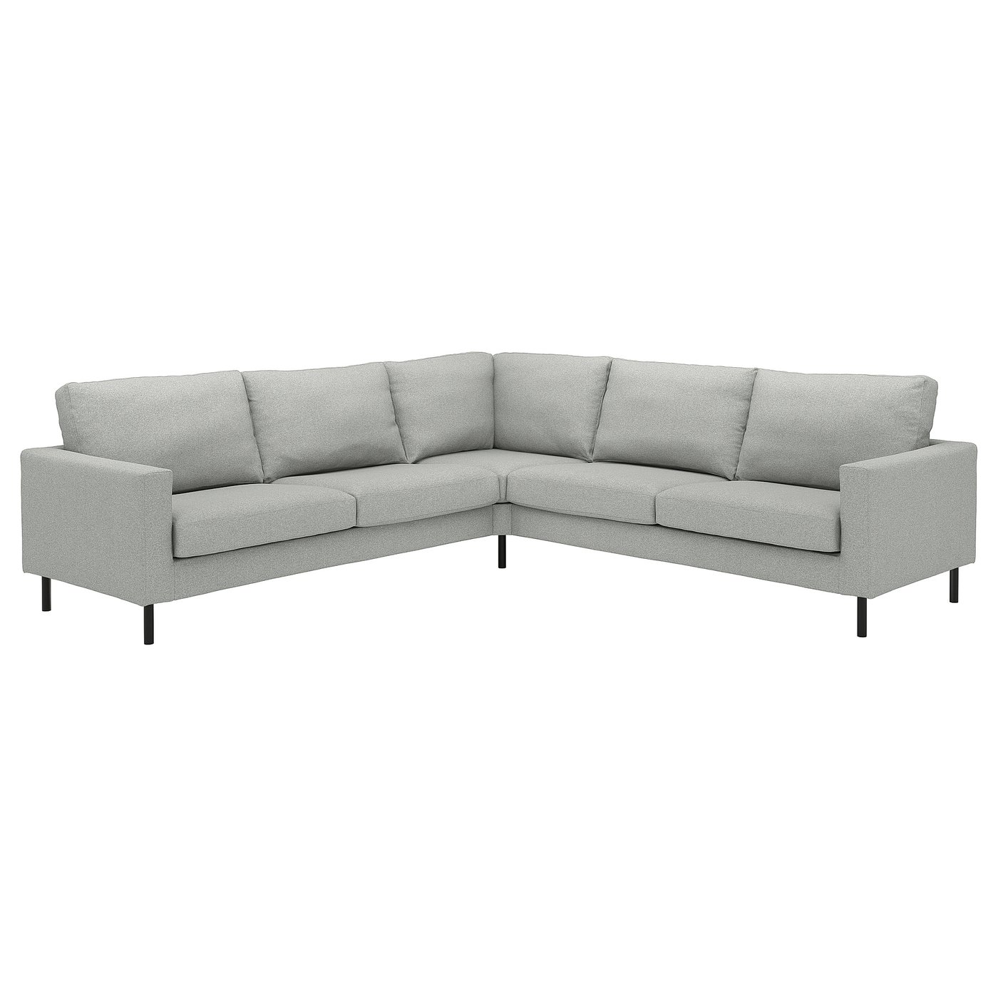 IKEA SALTSJÖBADEN Ecksofa 4-sitzig Tonerud grau Tonerud grau