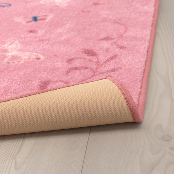 Sanglarka Teppich Kurzflor Schmetterling Rosa 133x160 Cm Ikea Deutschland
