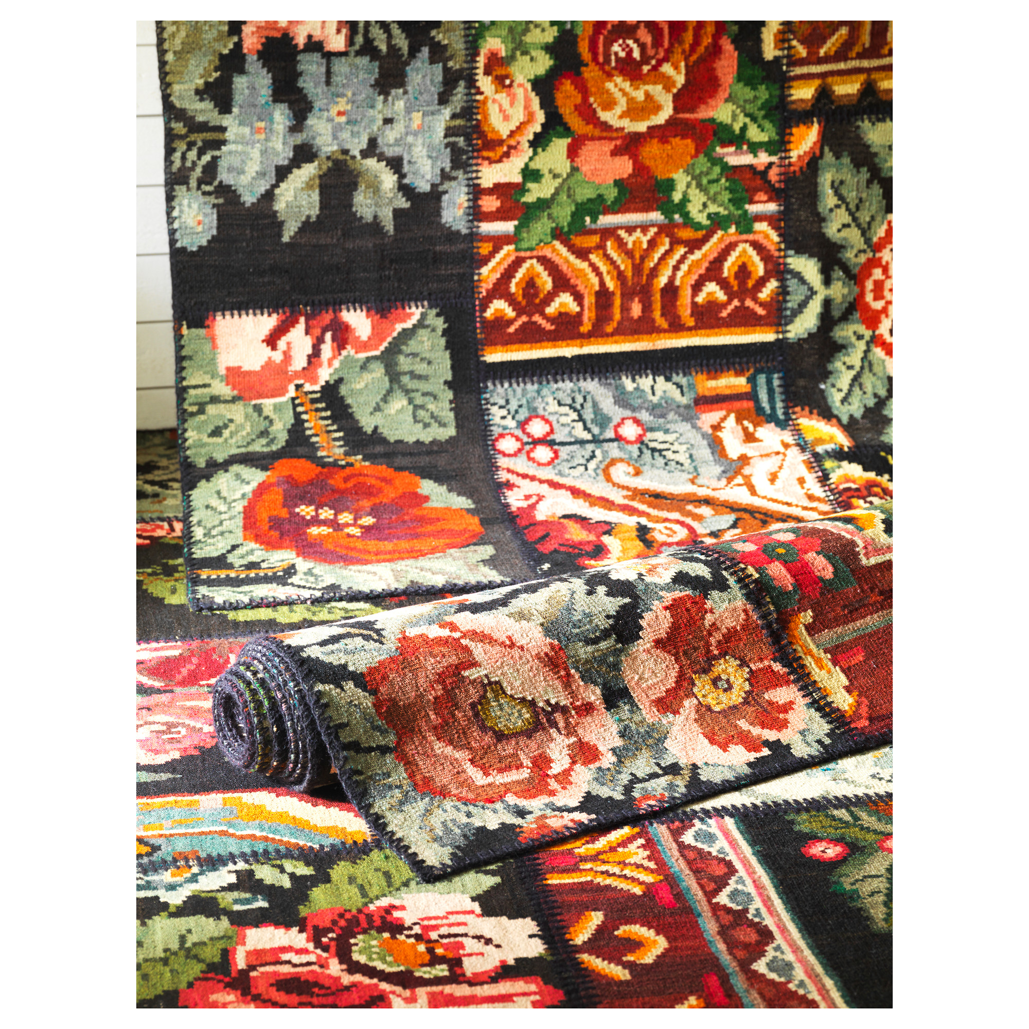 SILKEBORG Teppich flach gewebt, Handarbeit Rose, 200x300 cm - IKEA