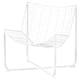 Neuer weißer SKÅLBODA-Stuhl, Drahtgeflecht-Design, schalenförmiger Sitz und Rückenlehne, moderner Klassiker, 10 Jahre Garantie.