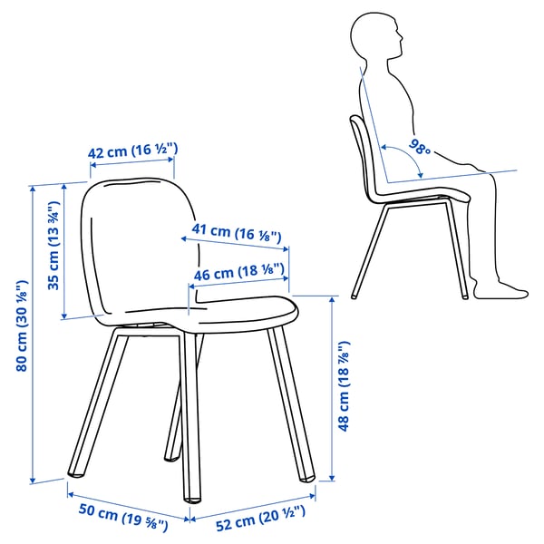 SKÅLSTA Tisch und 4 Stühle, Eichenachbildung u-förmig schwarzgrau/Knäbäck dunkelgrau profiliertes Metall/schwarzgrau, 140x80 cm