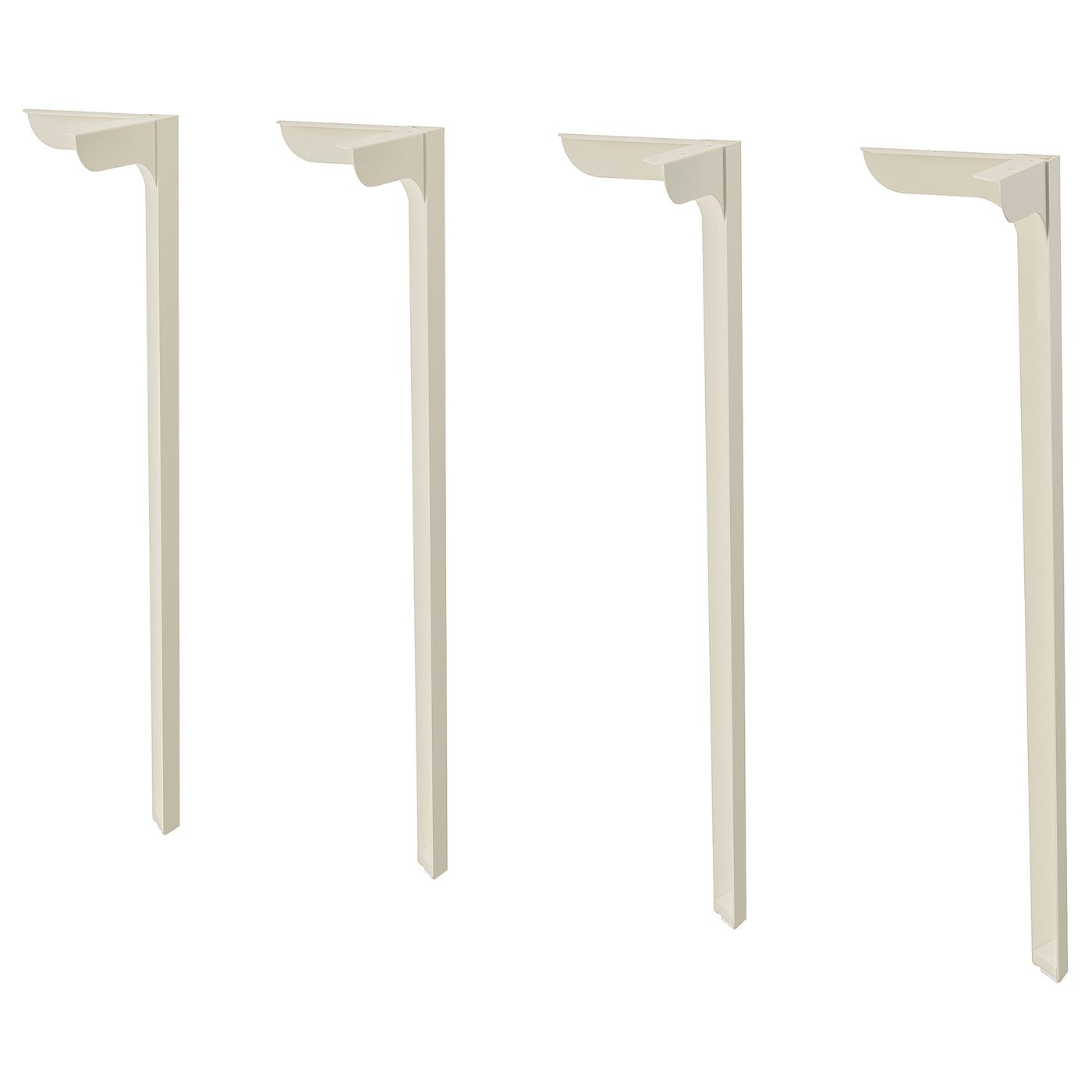 IKEA SKÅLSTA Tischbein gerade helles Graubeige
