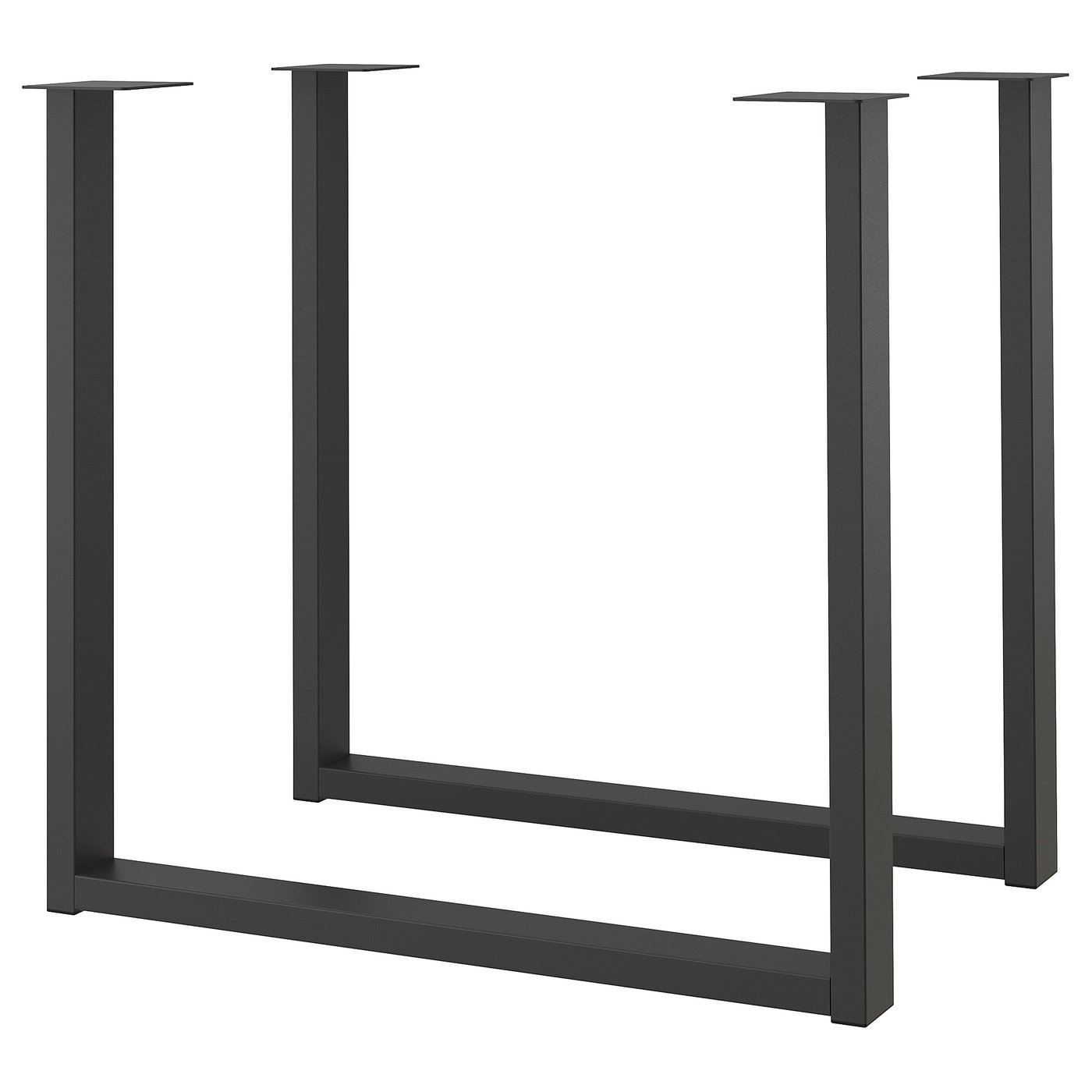 IKEA SKÅLSTA Tischbein u-förmig schwarzgrau