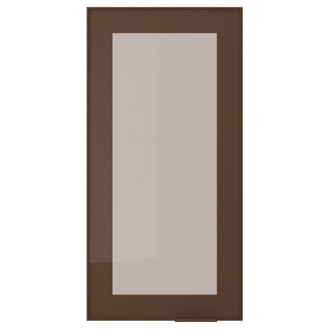 SKÖVDE Vitrinentür, dunkel bronzefarben, 30x60 cm - IKEA Deutschland