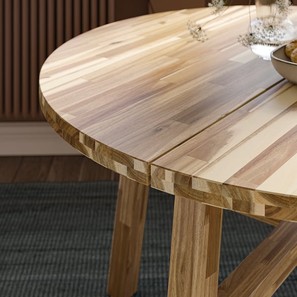 SKOGSTA / SKOGSTA Tisch und 4 Stühle, Akazie/Akazie, 120 cm