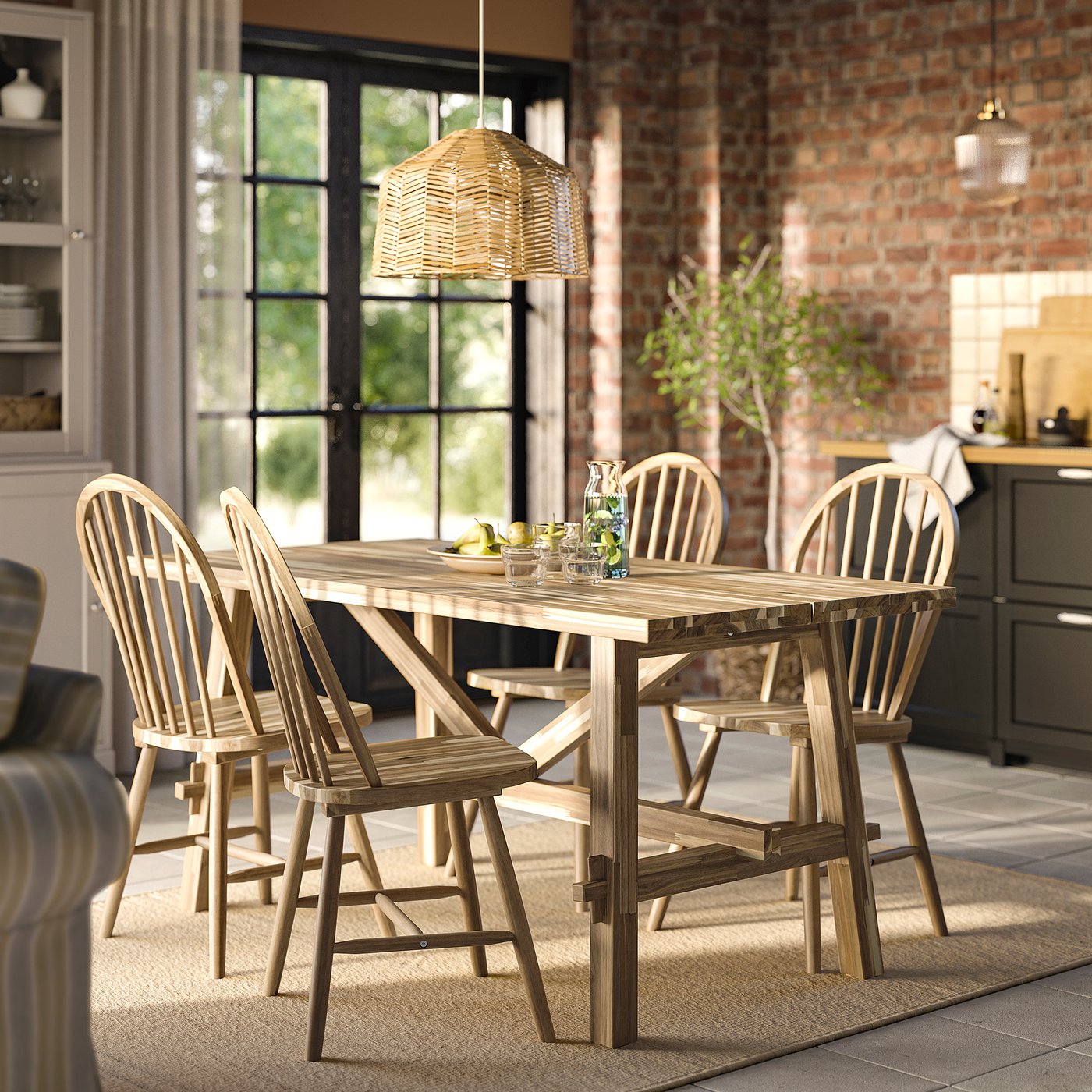 Thumbnail - IKEA SKOGSTA Tisch Akazie 160x81 cm