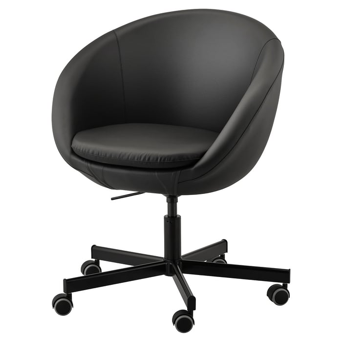 SKRUVSTA Drehstuhl, Idhult schwarz - IKEA Deutschland