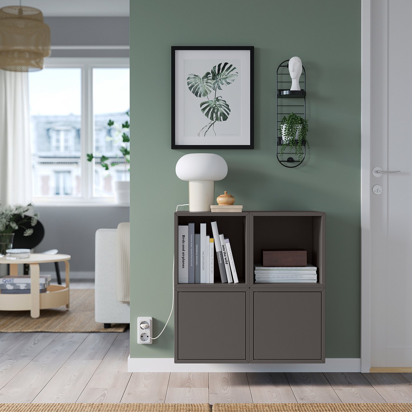Thumbnail - IKEA SKUGGRÖNA Pflanzenhalter Wandmontage schwarz