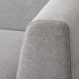 SLATORP 3er-Sofa, mit Récamiere rechts/Tallmyra weiß/schwarz