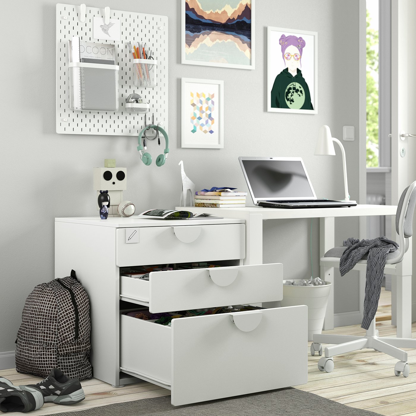 Thumbnail - IKEA SMÅSTAD / PLATSA Kommode mit 3 Schubladen