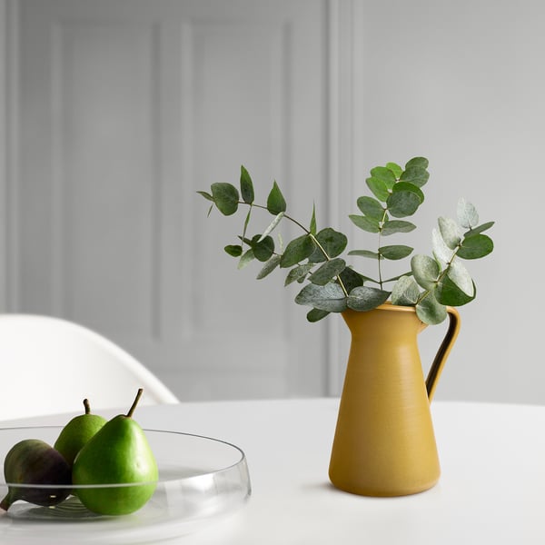 SOCKERÄRT Kanne/Vase, gelb, 16 cm IKEA Deutschland