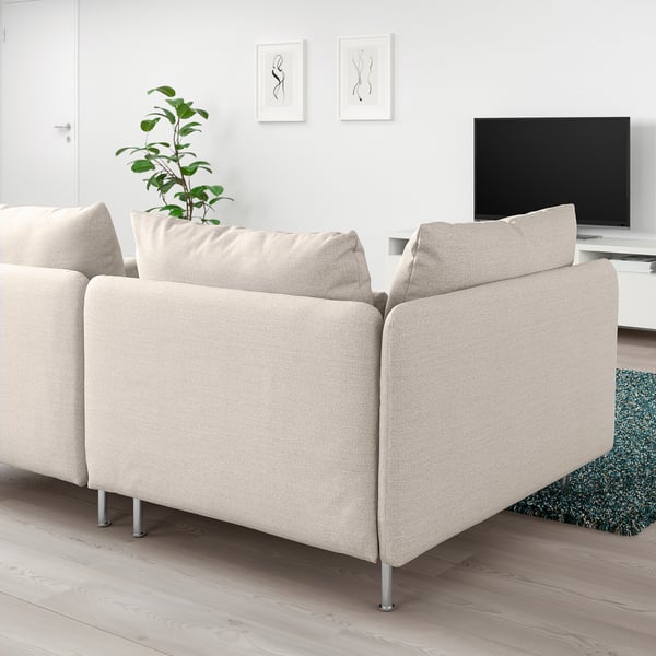 SÖDERHAMN 3er-Sofa, ohne Abschluss/Gunnared beige