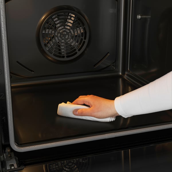 SPJUTBO Umluftofen, pyrolytisch Grillfunktion/schwarz IKEA 300