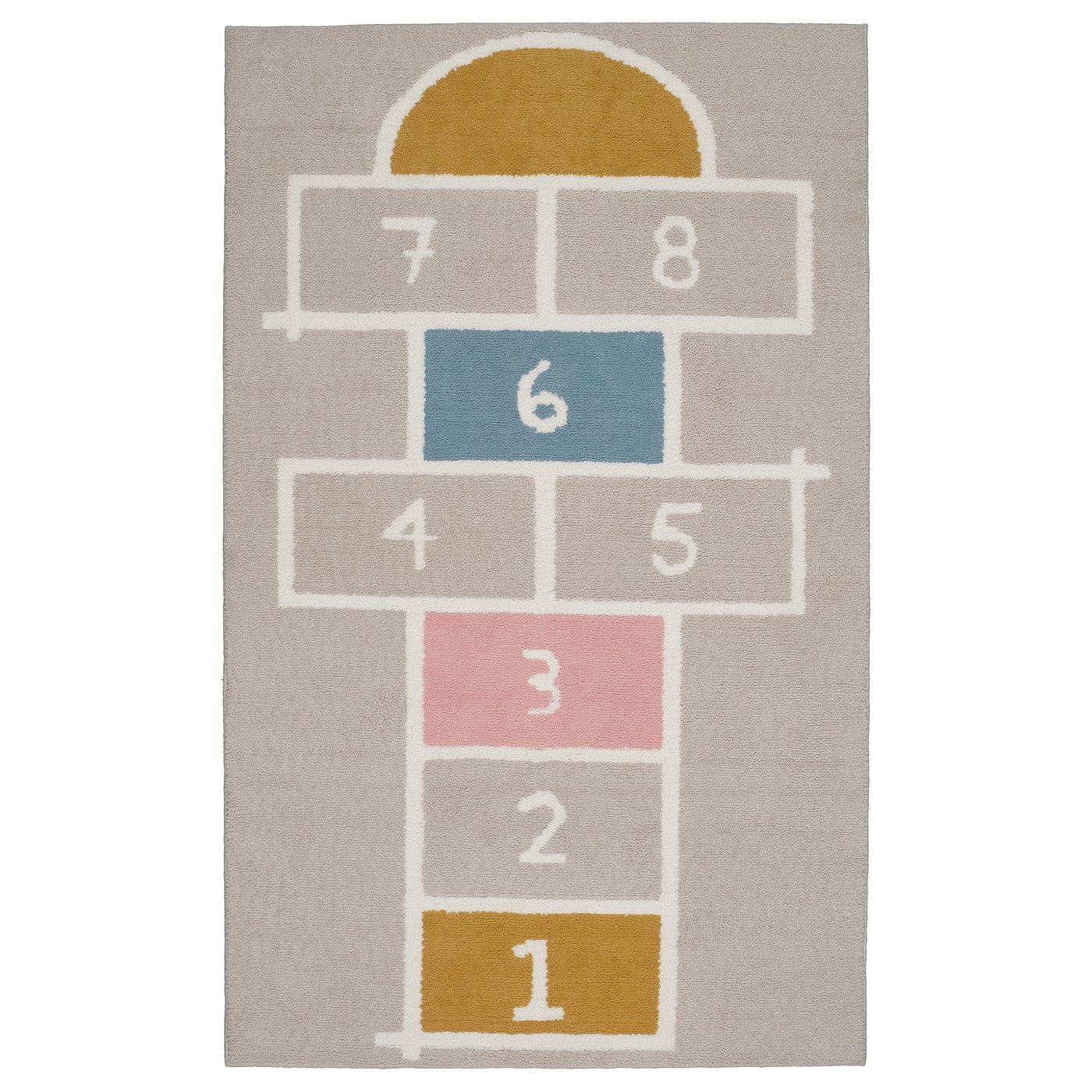 IKEA STÄPPSPARV Teppich beige