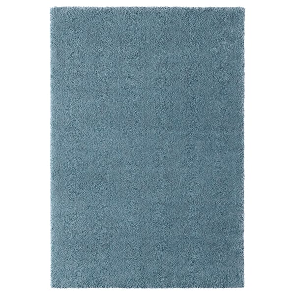 Stoense Teppich Kurzflor Mittelblau Ikea Deutschland