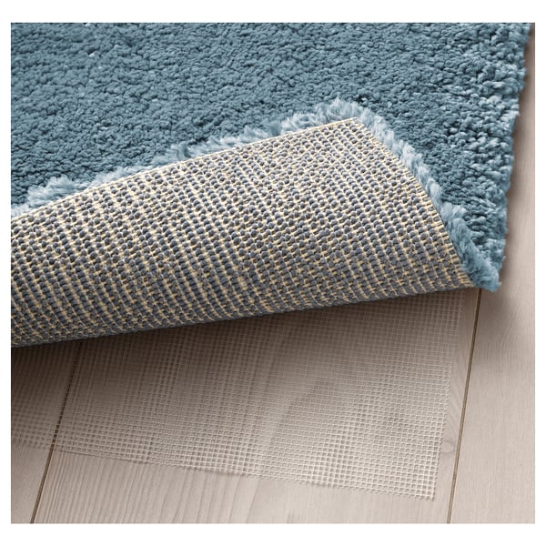 stoense teppich kurzflor mittelblau 80x150 cm ikea deutschland